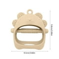 thumbnail image 3 of ToyKingdee Teething Toy, Food Grade Silicone Teething Mitten, Anti Dropping Wrist Hand Teethers Chew Toys for Sucking Needs, 3 of 6