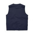 thumbnail image 2 of OGLCCG Men's Utility Fishing Cargo Vest Outdoor Fishing Safari Travel Photo Vest Lightweight Hiking Waistcoat With Multi Pockets, 2 of 3