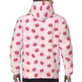 thumbnail image 7 of Lsque Cute Pig Nose Pattern Casual Men's Hoodie,Hooded Sweatshirt with Kangaroo Pocket,Pullover Hoodie-Small, 7 of 7