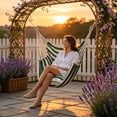thumbnail image 4 of YingYouFu Hanging Hammock Chair with Rope, Macrame Cotton Swing Seat for Outdoor Patio Deck Porch, Indoor Bedroom Balcony Relaxing Swing Chair, 4 of 6