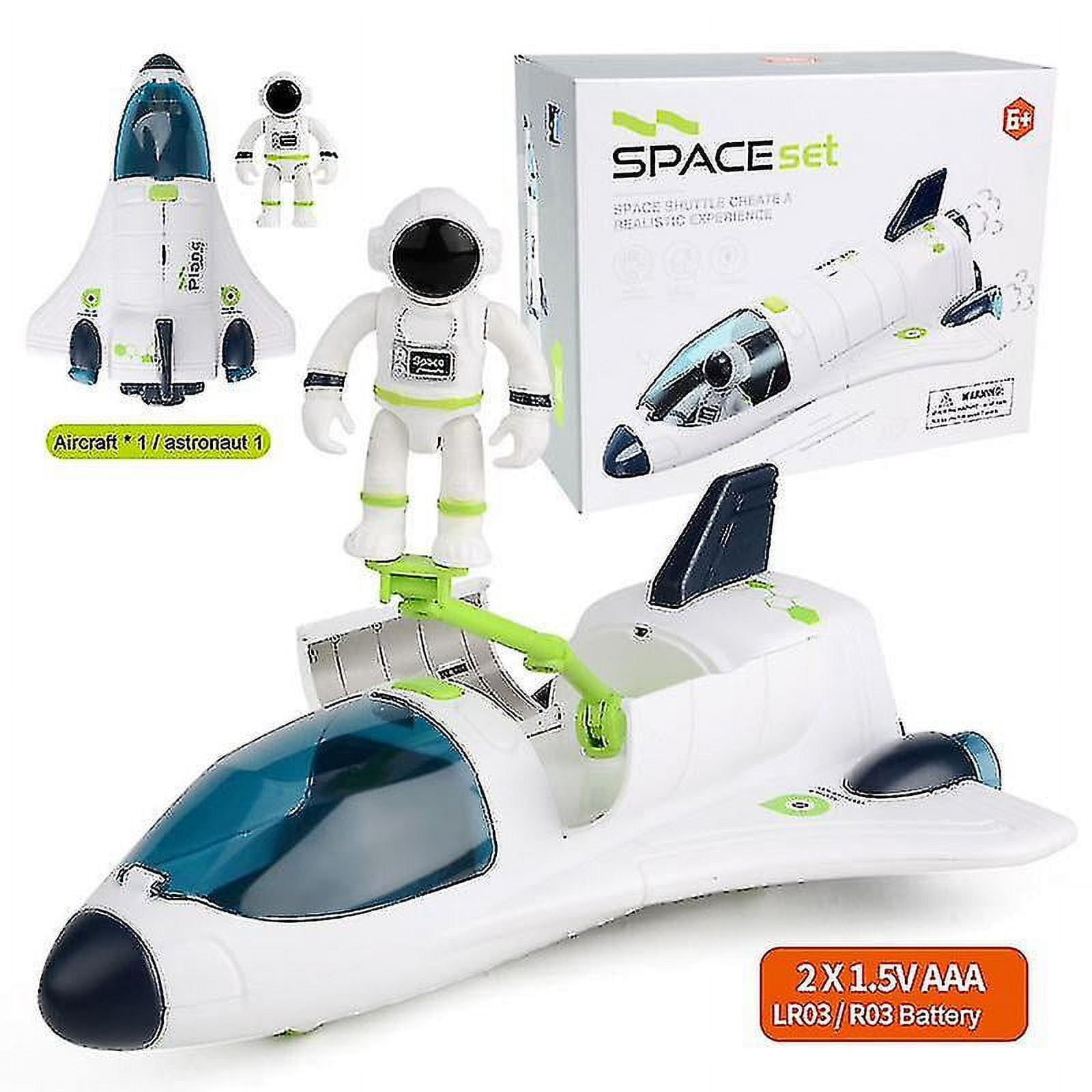 Cohete espacial de juguete, astronauta, nave espacial, juguete para ...