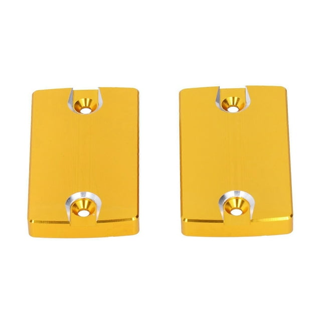 Pair of Front Brake Fluid Reservoir Cap Cover Left Right Fit for Suzuki Hayabusa GSX1300R GSX1400 DL1000Gold