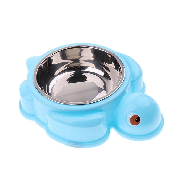 Comedero para Tazón antideslizante para perros Tazón de alimentación Recipiente para platos Tortuga azul