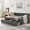 DARK GREY, variant on Twin Size Daybed with Drawers Upholstered Tufted Sofa Bed, Grey, Button Tufted Back, Copper Nail Trim, Storage Drawers, 81.5x41x30.5