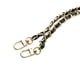 thumbnail image 5 of Correa de cadena para bolso de mano de metal y cuero, correa de repuesto para bolso de hombro de 47 pulgadas con Negro, 5 of 9