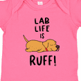 thumbnail image 4 of Inktastic Lab Life is Ruff Yellow Lab Boys or Girls Baby Bodysuit, 4 of 5