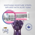 thumbnail image 6 of BIC Soleil Click 5 Women's Disposable Razor with Handle, 3 Count, 6 of 12