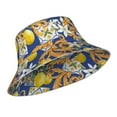 thumbnail image 2 of Kdxio Reflective Bucket Hat - Sicilian Style Print Bucket Hat for Men,Women, 2 of 9