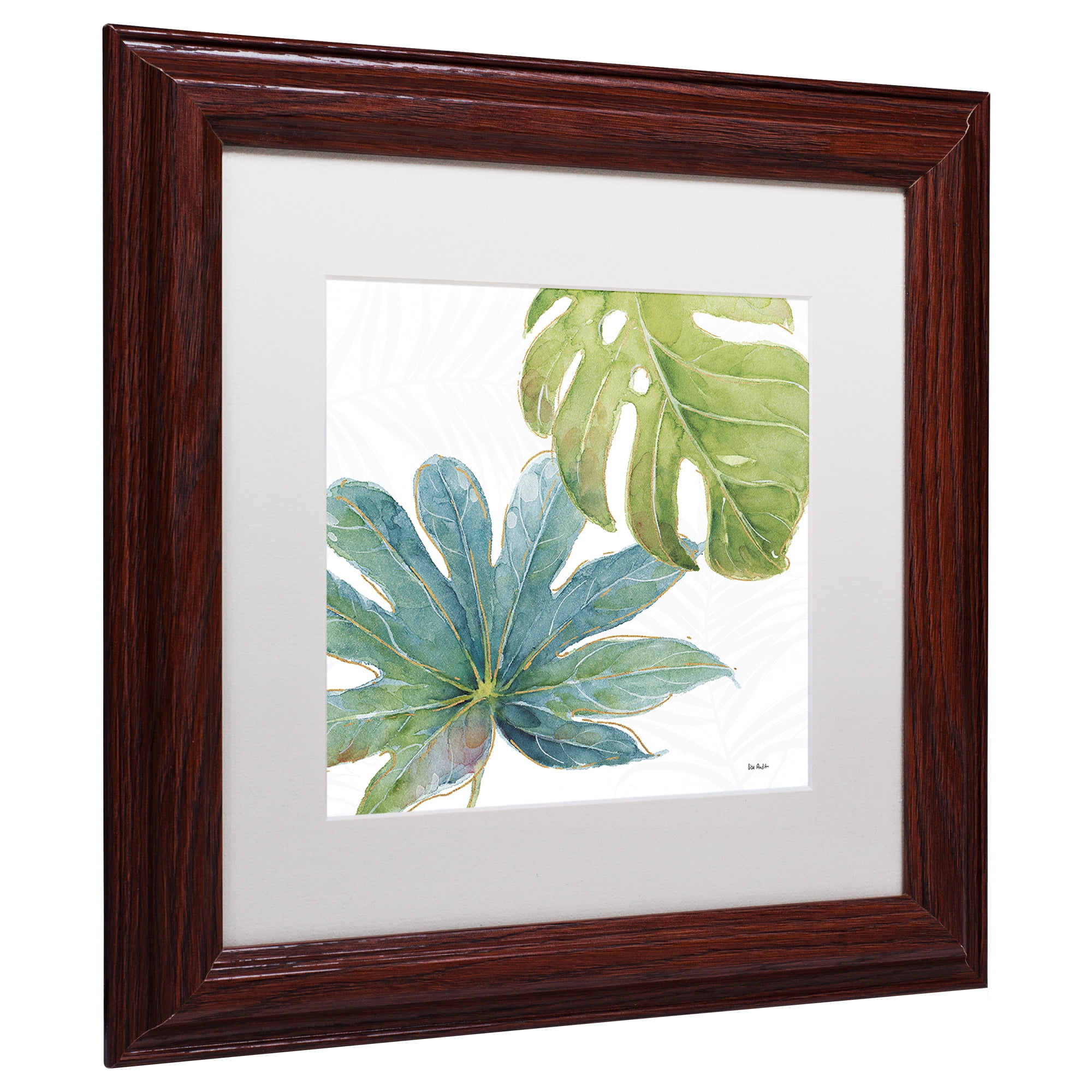 Trademark Fine Art 'Tropical Blush VII' Matted Framed Art by Lisa Audit