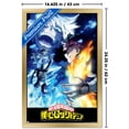 thumbnail image 3 of My Hero Academia: Season 7 - Todoroki vs Dabi Key Art Wall Poster, 14.725" x 22.375" Framed, 3 of 5