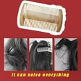 thumbnail image 3 of Lice Comb Double Sided Fine Teeth Prevent Static Scalp Massage Remove Louse Wooden Comb, 3 of 5
