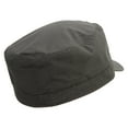 thumbnail image 4 of Patriarchal Cross Embroidered Big Size Fitted Cotton Ripstop Military Army Cap - Olive 7-1-4, 4 of 5