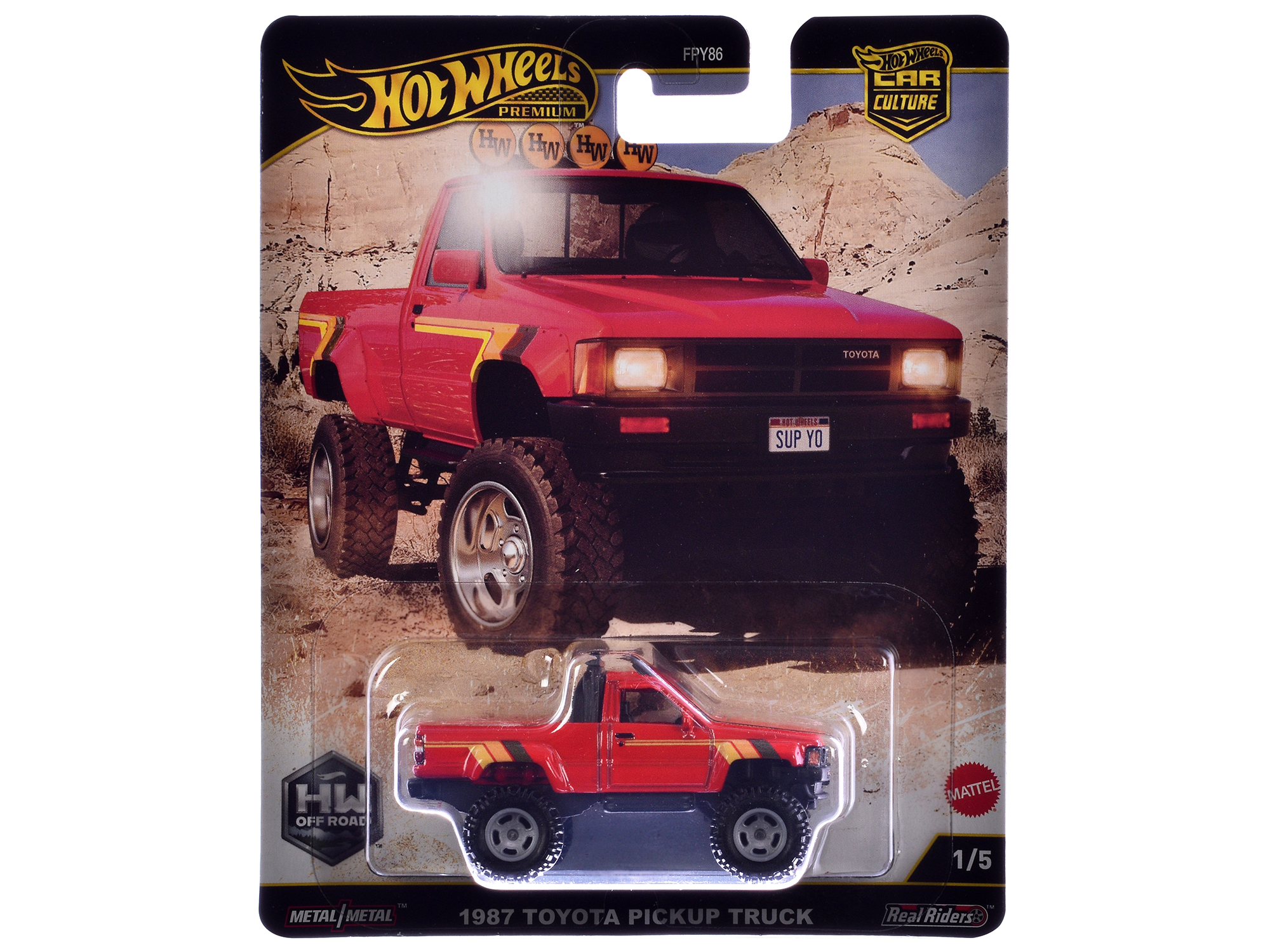 "HW Off Road" 5 piece Set "Car Culture" 2024 Series H Die Cast Model Cars by Hot Wheels