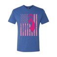 thumbnail image 2 of AmericanFlag Awareness Mens Premium Tri Blend T-Shirt, Vintage Royal, 2XL, 2 of 3