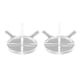 thumbnail image 5 of Juego de 2 soportes de exhibición para pelotas de golf, transparentes, de alta estabilidad y con base duradera para almacenamiento de béisbol, 5 of 8