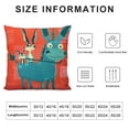 thumbnail image 5 of ONETECH  Children Series Cute Cartoon Animal Decorative Throw Pillow Case Cushion Cover Pillowcase for Sofa, 5 of 5