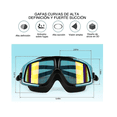thumbnail image 4 of Gafas De Natación Antivaho Para Adultos Con Montura Grande Belug Azul, 4 of 5