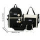 thumbnail image 3 of Mochila de gran capacidad, tipo mensajero, tipo bolsa, tipo bolsa, tipo bolsa, para lápices, para la escuela, con ruedas, estilo moderno, portátil y plegable, de poliéster duradero, para, 3 of 5