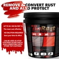 thumbnail image 2 of 4-in-1 Rust Converter & Metal Primer, 34 Fl Oz Black Rust Inhibitor Paint for Metal, Automotive Rust Reformer, Industrial Grade Water Based, Heat Resistance & UV Resistant, 2 of 6