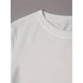 thumbnail image 2 of Camiseta de cuello redondo con estampado de letras y zapatillas, camiseta informal de manga corta para primavera y verano, ropa de mujer, camiseta deportiva de ocio., 2 of 6