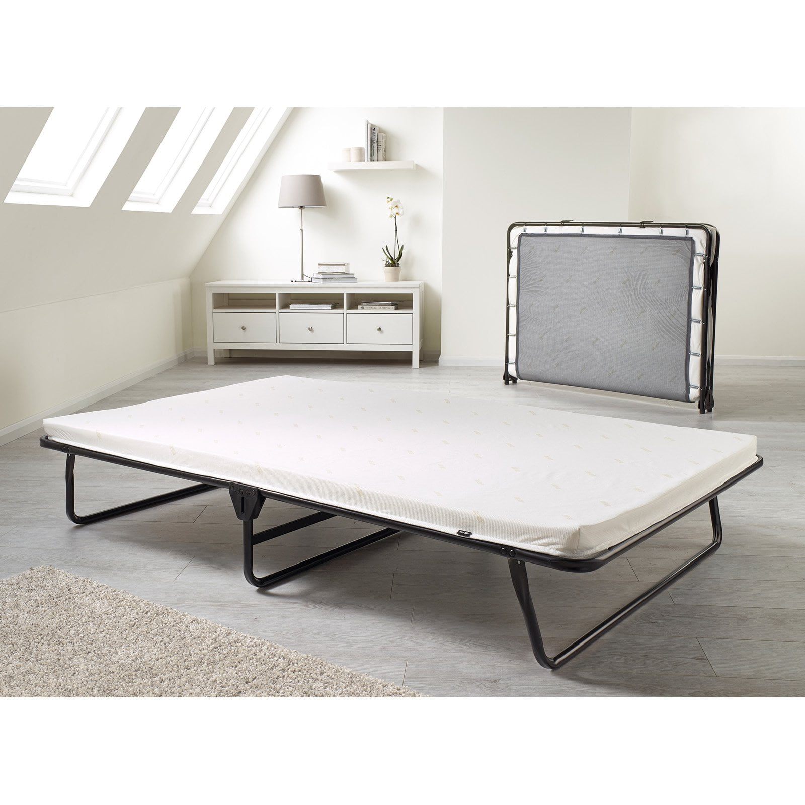 Jay Be Saver Memory Foam Folding Bed, Fold Up King Size Bed