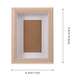 thumbnail image 2 of SEWACC 3Pcs Small Picture Frames Wooden Desktop Photo Frames For Living Room Decor, 2 of 8