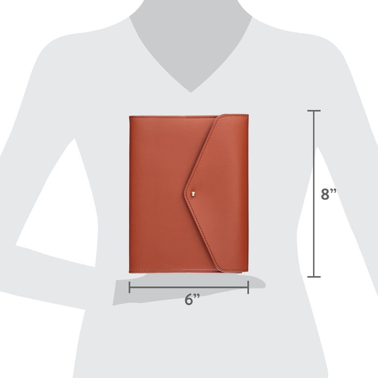 Pen+Gear Simulated Leather Journal, Cognac Brown, 192 Pages photo 7