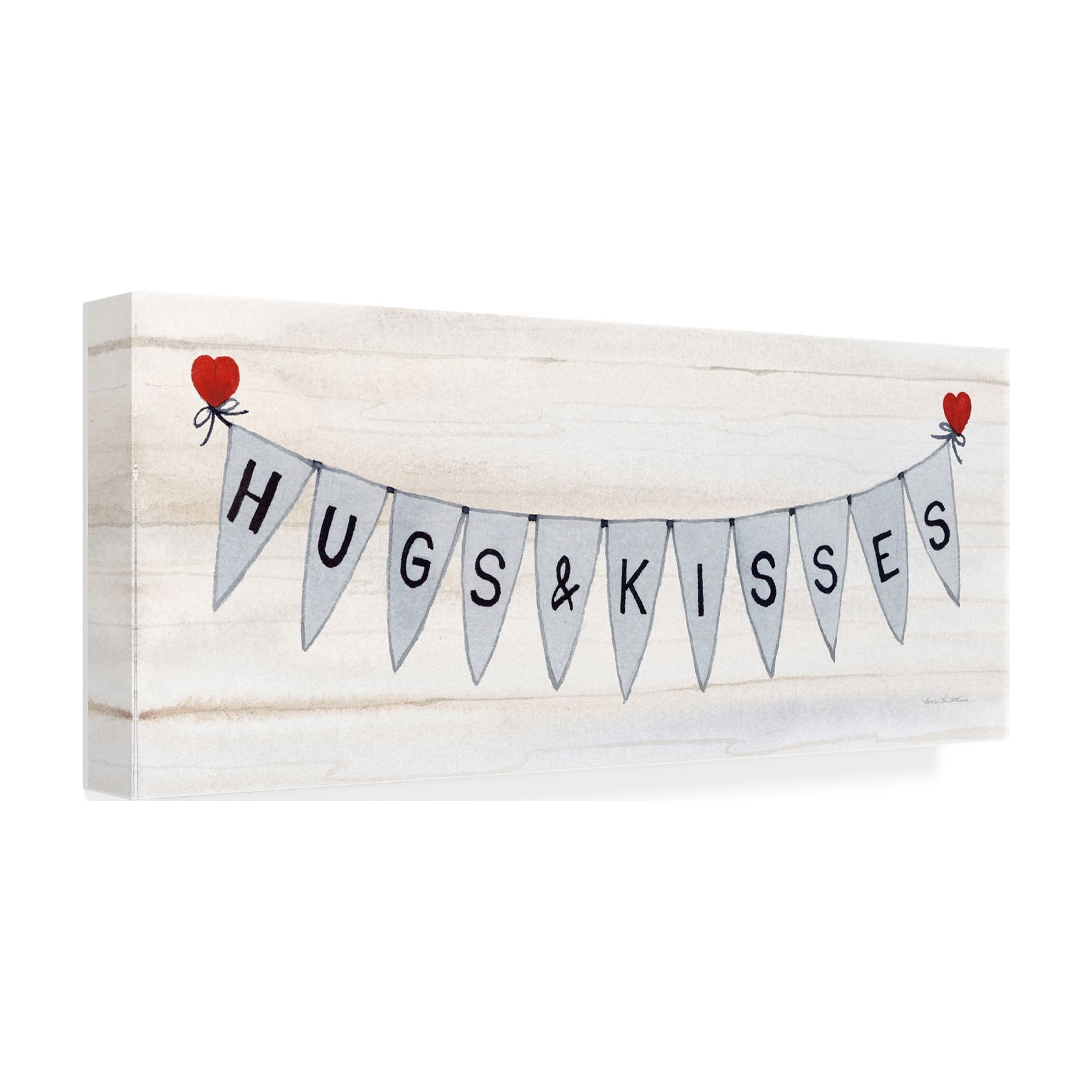 Trademark Fine Art 'Rustic Valentine Banner IV' Canvas Art by Kathleen Parr McKenna