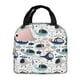 thumbnail image 1 of Easygdp Cartoon Helicopters Bolsa Térmica Premium - Tela Oxford Impermeable, Gran Capacidad, Bolsillo Frontal, Unisex para Trabajo, Escuela, Actividades al Aire Libre y Picnics, 1 of 8