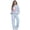 Cartoon Axolotl Bubble Print Blue, variant on Comfiest Airport Outfits Womens 2 Piece Outfits Wide Leg Pants and Sweatshirt Stretch Women Lounge Sets Comfortable Matching Tracksuits Set Sportswear, Pink Cat Print, M