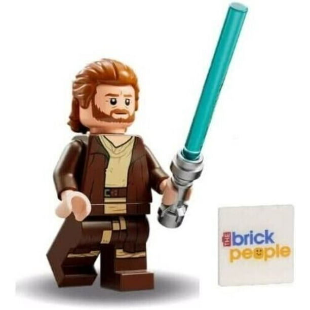 LEGO Star Wars: OBI Wan Kenobi Minifigure with Lightsaber and Black ...