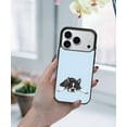 thumbnail image 5 of WIRESTER Shockproof Soft Rubber Cover Case for Apple iPhone 17 Pro 6.3" 2025, Boston Terrier Dog Lying Down Looking Up On Light Blue Background, 5 of 5