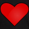 thumbnail image 3 of CafePress - Red Heart Drawing T Shirt - Men's Classic Graphic Cotton T-Shirt, 3 of 4