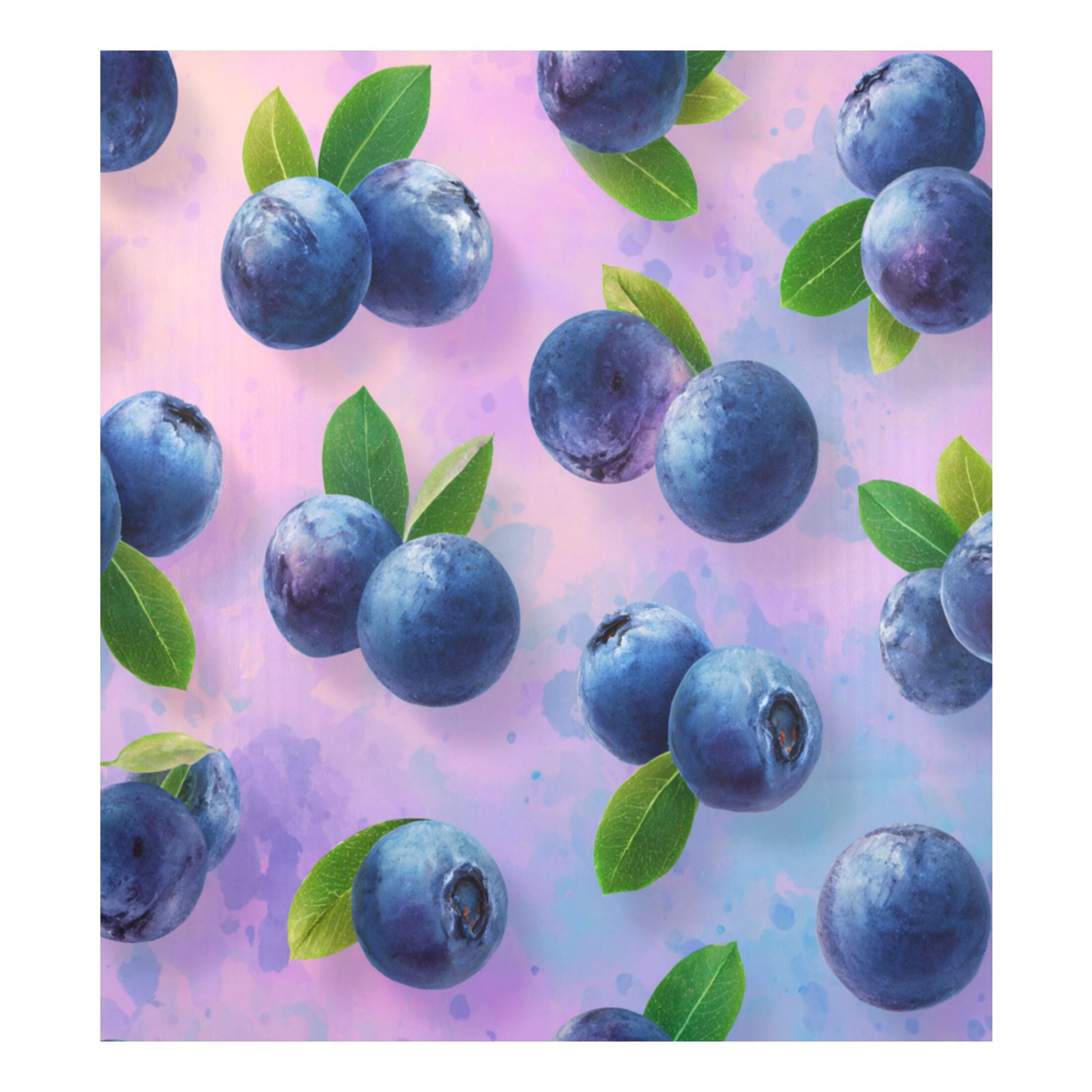 Dishwasher Magnetic Refrigerator Magnet Cover Sticker Home Decorative 23"x26" Blueberries Pattern