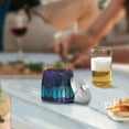 thumbnail image 5 of Yayeee Ashtray with Lid for Cigarette Smokeless Stainless Steel Home Ash Holder, Purple Moonlight Forest, 5 of 7