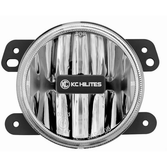 KC HiLiTES 10-18 For Jeep JK 4in. Gravity G4 LED Light 10w SAE/ECE Clear Fog Beam (Single) Fits select: 2015-2018 JEEP WRANGLER UNLIMITED, 2012-2013 JEEP WRANGLER