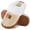 Beige, variant on Ecetana Women's Fluffy Slippers Soft Comfort Memory Foam Indoor Outdoor House Slipper