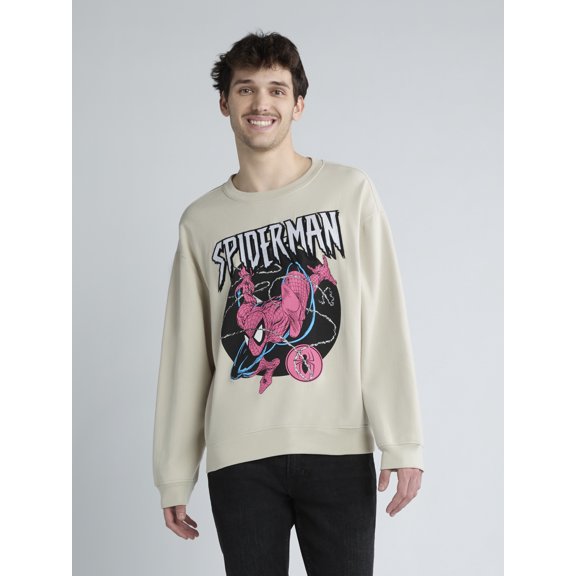 Spider-Man, Men's & Big Men's Graphic Sweatshirt, Sizes XS-3X