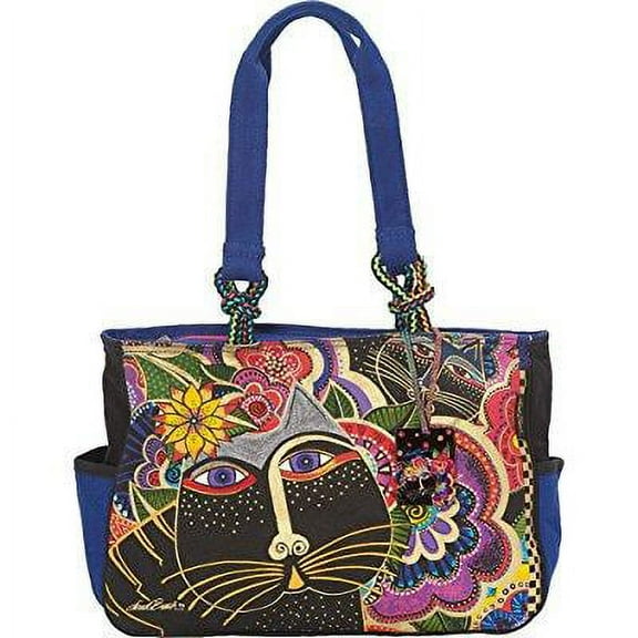 Colorful Carlotta's Cats Medium Tote Bag