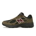 thumbnail image 2 of New Balance Men's 990v3 MiUSA Teddy Santis Green Purple Shoes, from StockX, 2 of 5