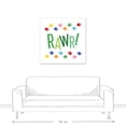 thumbnail image 3 of Creative Products RAWR! Dino Tracks 36x36 Canvas Wall Art, 3 of 5