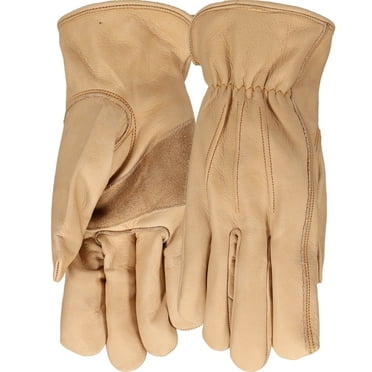 Expert Gardener Water Resistant Premium Cowhide Leather Glove Size Medium