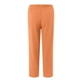 thumbnail image 6 of Jkety Women's Super Stretch Millennium Pocket Pull on Career Pant Flowy Pants for Women(Orange,S), 6 of 6