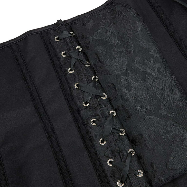 SBYOJLPB Women's Shapewear Plus Size Corsets for Women Bustier Lingerie for  Halloween Costume Dress Bustier Top Gothic Shapewear Sexy Underwear Black  12(XXL) 