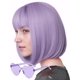 thumbnail image 1 of MIUSKATL Peluca y gafas de sol de 12.0 in con flequillo corto para mujer, disfraz de fiesta de cosplay (púrpura), 1 of 1