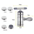thumbnail image 3 of MYG Manual Noodle Press Stainless Steel Noodle Maker Portable Pasta Spaghetti Maker, 3 of 7