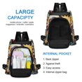thumbnail image 6 of FORMRS Women's Travel Backpack Purse Anti-Theft Hidden Pockets Casual Shoulder Bag, Skeleton with Sun, 6 of 7
