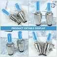 thumbnail image 3 of OULII 8Pcs Waterproof Bike Lights Blue Plastic for Night Riding, 3 of 6