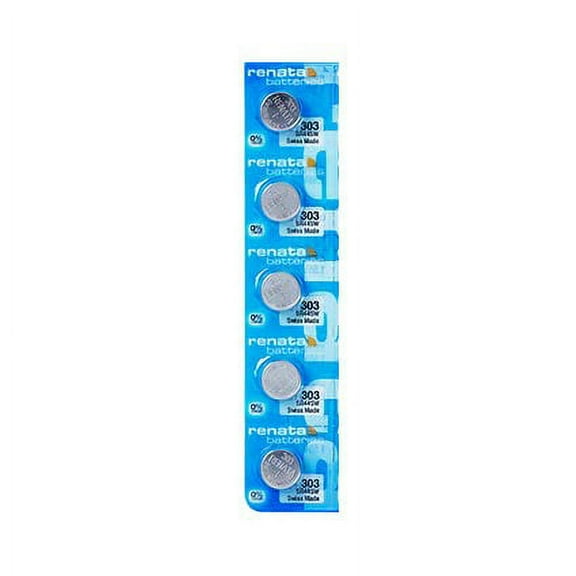 Renata Batteries 303 / SR44SW Watch Battery (5 Pack)