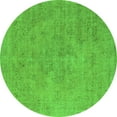 thumbnail image 1 of Ahgly Company Indoor Round Oriental Green Industrial Area Rugs, 6' Round, 1 of 4